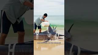 Strange Fish Found Dying on Shore – What This Man Did Will Shock You! #shorts