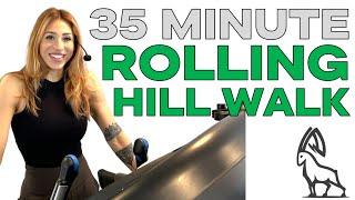 35 Min Rolling Hill Walk | Treadmill Follow Along!