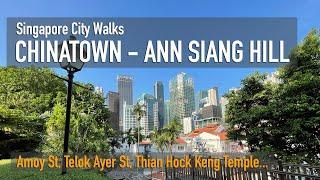 Ann Siang Hill - Singapore City Walks [4K]