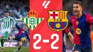 Real Betis vs Barcelona [2-2], La Liga 2024/25 - MATCH REVIEW