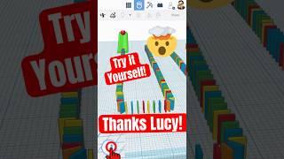 Tinkercad Sim Lab Domino Project by Lucy! Make 1 in Minutes!