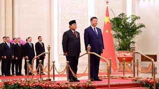  Lagu Kebangsaan Indonesia dan China Dimainkan oleh Band Militer China 9Nov2024