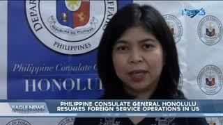 PHL Consulate General Honolulu resumes foreign service operations in US