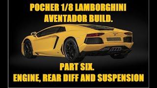 Pocher 1/8 Lamborghini Aventador LP-700-4 Giallo Orion. Part Six.