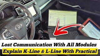 Lost Communication With All Modules || Explaine & Fix K-line + L-Line 