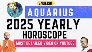 Aquarius 2025 Yearly Horoscope Zodiac Aquarius 2025 Predictions Career Wealth Love #astrology