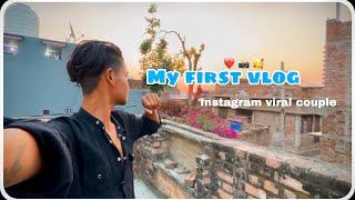 My first vlog ️ | मार्केट में बहुत गंदा seen हो गया  | Praveen palak vlog | couple vlog