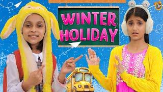 Winter Holidays In School | Badi vs Choti Behan | Short Stories for Kids | ToyStars