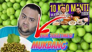 TERLEYEN ERİK DEĞİL BEN OLDUM! 10 KİLO MANTI VİDEOSUNA GELEN KÖTÜ YORUMLAR, ERİK TERLETMESİ MUKBANG