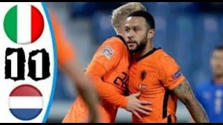 Italia vs Holanda 1 - 1 goles y resumen completo