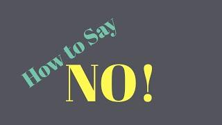 How To Say No, Pastor Mark Clements