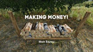 MAKING MONEY selling WOOD to Francis! In Mon Bazou