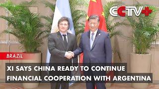 Xi Says China Ready to Continue Financial Cooperation with Argentina