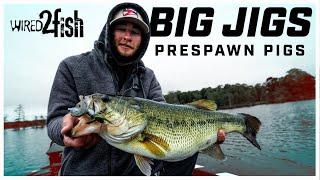 How to Fish Big Jigs for Prespawn Bass