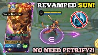 SUN REVAMPED, NO NEED PETRIFY!‼️ (ADVANCED SERVER) | SUN BEST BUILD AND EMBLEM -MLBB