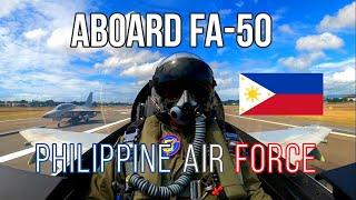 Aboard at the FA-50 Fighter Jets | Philippines