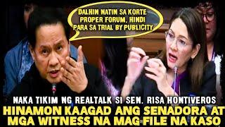 NATAMEME SI SEN. RISA SA SINABI NI PASTOR QUIBOLOY HALOS MANG GIGIL SA MGA NAGING SAGOT!