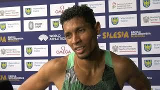 Wayde van Niekerk runs 44.08 In Silesia Diamond League 