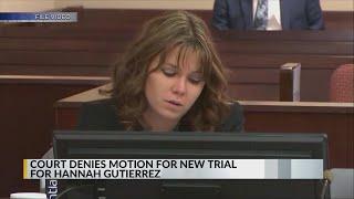 Judge denies new trial, upholds conviction of 'Rust' movie set armorer Hannah Gutierrez