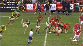 Rugby Referee Analysis: Wales vs Springboks 2021 | This should have been a TRY!