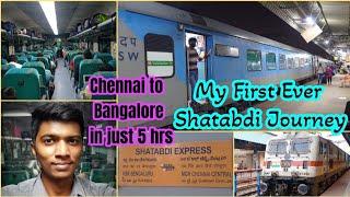 BANGALORE SHATABDI TRAVEL VLOG!!! Chennai to Bangalore | Hyderabad Series Ep-1 | Naveen Kumar