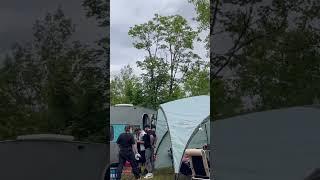 Rock am Ring Caravan Camping. Läuft 