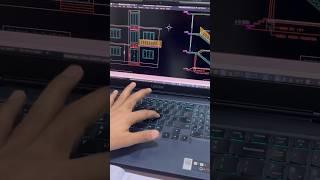Magic Railing design  Straight & Aligned with one click in AutoCAD with YQArch #viral#new #cad