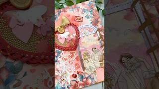 Valentine’s Day | Aesthetic DIY Card | Mixed Media Art #asmr #cardmaking #mixedmedia