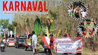 KEMERIAHAN KARNAVAL HUT RI KE-79 di DESA NOGOJATISARI, SAMBENG, LAMONGAN