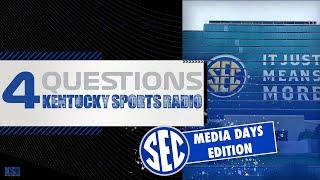 Ivan Maisel's 4 Questions with KSR at SEC Media Days 2021