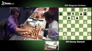 Magnus Carlsen (1 minute) vs Daniel Rensch (2 minutes) Game 3