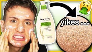 I tried the Aveeno MOISTURIZING LOTION CREAM for ONE WEEK! (It PEELS?!)