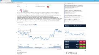 Deutsche Telekom im Aufwärtstrend - Fundamentalanalyse