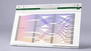 How to create a Sankey Diagram in Excel