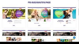 Petie - Pet Care Center and Veterinary WordPress Theme adoption community Website Builder