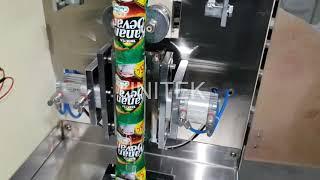 PLC PNEUMATIC TEA PACKING MACHINE GOOD POUCH AESTHETICS  WITH SOME NEEDED FEATURES