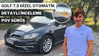 GOLF 7.5 COMFORTLINE İNCELEDİK !! DİZEL OTOMATİK GERÇEKTEN AZ MI YAKIYOR? 0-100 TEST !! ENG.SUBT !!