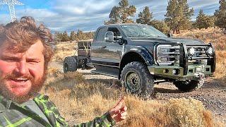 Building my DREAM FORD F-550 TRUCK CAMPER EP:03 - The TRUCK IS DONE! Suspension & Flex Testing