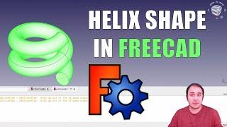 [Finite Element 3] Prepare the geometry: Create the helical shape in FreeCAD and mesh it in SALOME