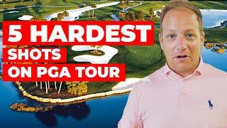 I played the 5 Hardest Shots on the PGA tour (what I learned)