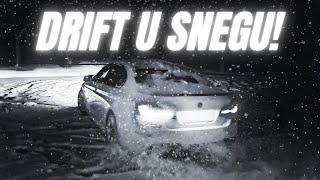 PRVI DRIFT NA SNEGU SA BMW F10 !? *sjebo branik* 