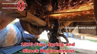 Replacing springs and shocks on my 1970 Plymouth Fury III