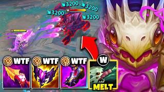 Kog'Maw but I deal over 20% MAX HP per auto... even TANK Cho'Gath gets deleted