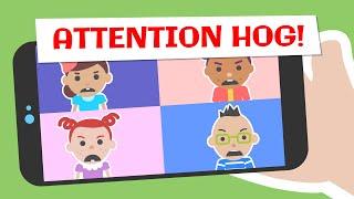 Don't Hog All The Attention, Roys Bedoys! - Boy Bombs Zoom Meeting - Read Aloud Children's Books