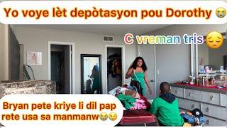 Yo voye lèt depòtasyon pou mwmap ale ayiti map kite Bryan c vreman tris Bryan kriye li dil pp rete