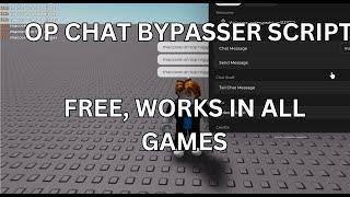 OP ROBLOX CHAT BYPASS SCRIPT | SCRIPT EXECUTOR MAC