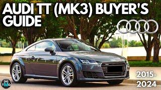 Audi TT MK3 Buyers guide (2015-2024) + TTS / TTRS - Avoid known problems on Audi TT