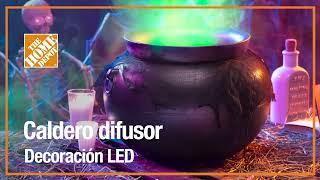 Caldero difusor | Decoración LED | Halloween