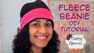 Fleece Beanie Hat- DIY Tutorial