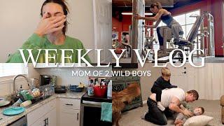 WEEK IN THE LIFE | Mom of 2 boys daily routine, workouts, unfiltered real life!